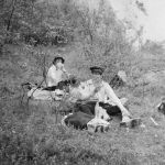 Box Hill Trip c1965-66 James Thomas (foreground)
