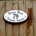 School caretakers house number. Now attached to fence outside what was his home and which is the only Ealing Mead building left at the site. Photo supplied by George Wright.