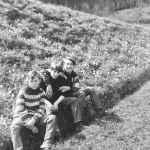 Zug Switzerland Trip c1960s Extreme Right Bob Lambert.